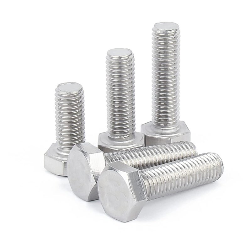 Instockbolts 3/8-16 × 1-1/2" Hex Head Screw Bolt, 304 Stainless Steel 18-8, Full Thread, Coarse Thread UNC, ASME B18.2.1, 10 Pcs-Pack - Image 3